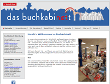 Tablet Screenshot of buchkabinett.de